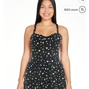 No Boundaries Juniors Crochet Back Dress